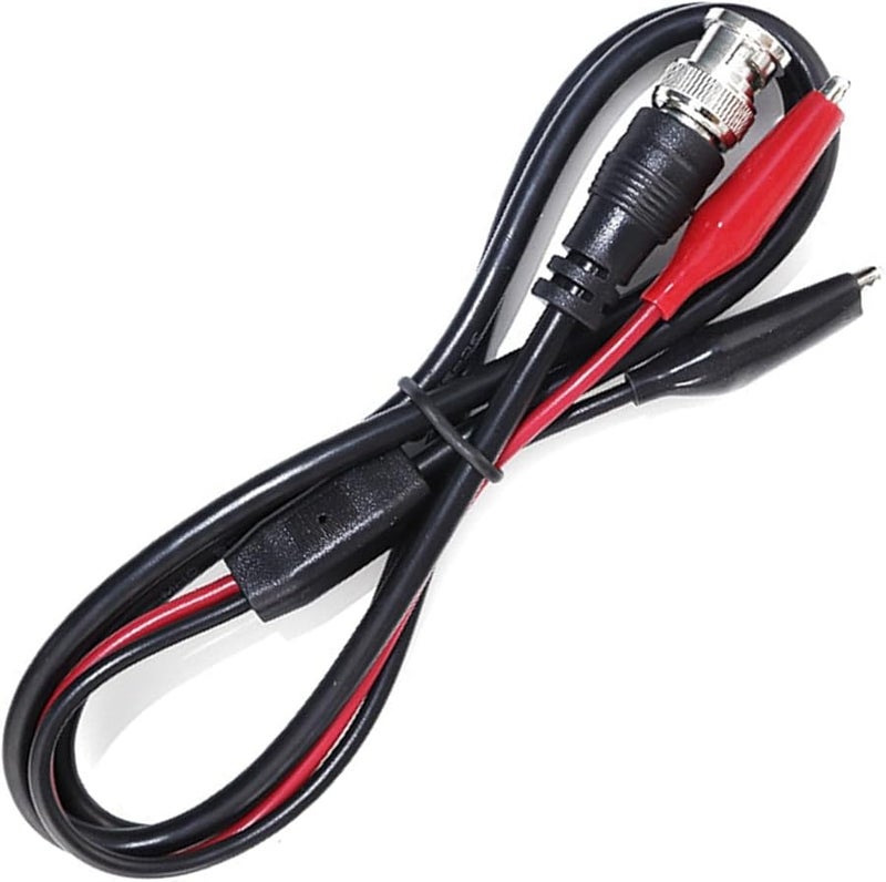 BNC To Alligator Clips Test Cable Probe Leads Oscilloscope Accessories - Image 1